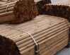 Zaunriegel halbrund, braun, Ø 8x300cm / 65 Stück / Vollpalette
