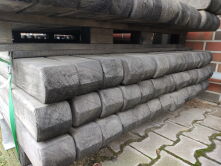 Pfosten, Kopf gerundet 9x9x190 cm kdi grau / 39...