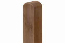 Pfosten, Kopf gerundet 9x9x95 cm kdi braun / 39...
