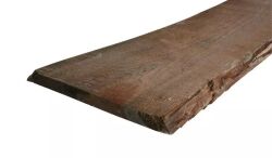 Rancherzaun sägerau, braun, 2,4x15/25x240cm / 50 Stück / Vollpalette