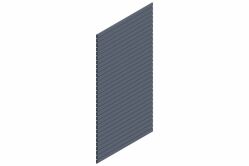 Delta EASY-ROM ALU-Rhombuszaun, anthrazit, 90x180cm