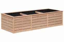 JUNA XXL Hochbeet, Dielen 25x145mm, Lärche,...