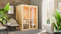 Sauna MODERNO 1 (Fronteinstieg) / ohne Ofen