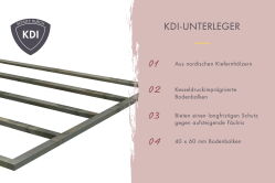 Karibu Saunahaus ARVID/MIRAMAR  naturbelassen / ohne Ofen / Schiebetür