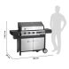 Landmann Gasgrill 5.1 MAXX Edelstahl / AKTION