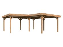 Palmako Pavillon LENNA 24,9 m², 588x588 cm, natur +...