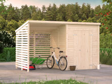 Palmako Gerätehaus LEIF 3,0+2,9 m², 16 mm,...