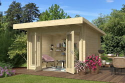 Gartenhaus FINJA 1 - 44 mm ISO - 350×260 cm, inkl. Fußboden