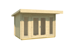 Gartenhaus FINJA 1 - 44 mm ISO - 350×260 cm, inkl. Fußboden
