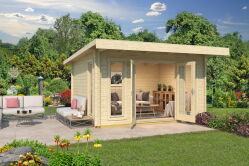 Gartenhaus FINJA 2 - 44 mm ISO - 419×329 cm, inkl....