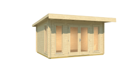 Gartenhaus FINJA 2 - 44 mm ISO - 419×329 cm, inkl....