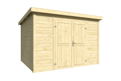 Gartenhaus ENNO - 28 mm - 300×250 cm, ohne...