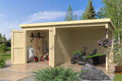 Gartenhaus MAX - 28 mm - 450×250 cm, ohne...