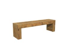 Gartenbank Holzbank CAMILLE 160x42x47 cm,...