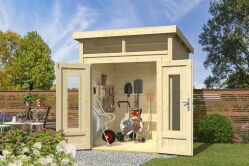 Gartenhaus LEON 1- 200x200 cm - 28 mm, inkl....