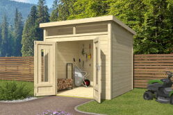 Gartenhaus LEON 2 - 250x250 cm - 28mm, inkl....