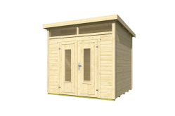 Gartenhaus LEON 2 - 250x250 cm - 28mm, inkl....