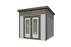 Gartenhaus LEON 2 - 250x250 cm - 28mm, inkl....