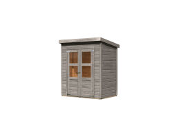 Karibu Gartenhaus MERSEBURG 2 vorvergraut 14mm...