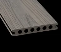 BPC Terrassendiele INFINITY Wendeprofil 21,5x136x5000 mm Walnut/Silver Gum Holzstruktur, Hohlkammer-Profil