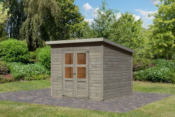 Karibu Gartenhaus MERSEBURG 6 vorvergraut 14mm...