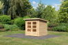 Karibu Gartenhaus STOCKACH 2 naturbelassen 19 mm Wändstärke