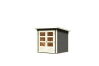 Karibu Gartenhaus STOCKACH 2 terragrau 19 mm Wändstärke