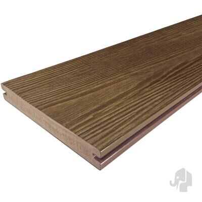 Elephant® Terrassendiele APEX DRIFTWOOD Brown 24x190x5000mm, Holzstruktur (CO-EX) feuerhemmend Klasse B1, einseitig verwendbar