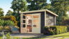 Karibu Gartenhaus STOCKACH 4 terragrau 19 mm Wändstärke
