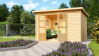 Karibu Gartenhaus STOCKACH 5 naturbelassen 19 mm Wändstärke