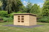 Karibu Gartenhaus STOCKACH 5 naturbelassen 19 mm Wändstärke