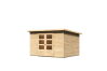 Karibu Gartenhaus STOCKACH 5 naturbelassen 19 mm Wändstärke