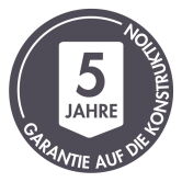 Karibu Multifunktionshaus terragrau 28 mm mit Schrank und Anbaudach