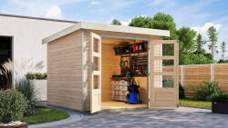 Karibu Hybrid Gartenhaus JUPITER 3,5 - 19 mm in...