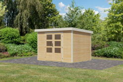 Karibu Hybrid Gartenhaus JUPITER 4 - 19 mm in verschiedenen Varianten 298 x 213 cm
