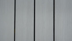 BPC Terrassendiele Natural Design, Massiv-/Vollprofildiele mit Holzstruktur 20x140x5000mm, Farbton: silver cedar (silber-grau)
