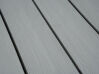 BPC Terrassendiele Natural Design, Massiv-/Vollprofildiele mit Holzstruktur 20x140x5000mm, Farbton: silver cedar (silber-grau)