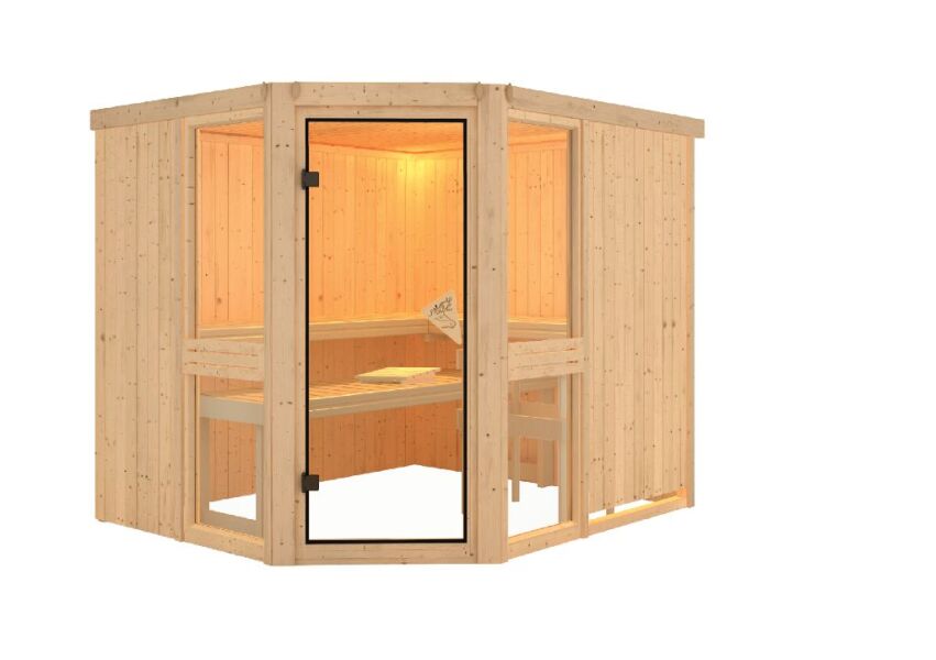 topgarden Sauna AMELIE (Eckeinstieg) verschiedene Varianten