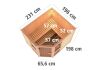 topgarden Sauna AMELIE (Eckeinstieg) verschiedene Varianten