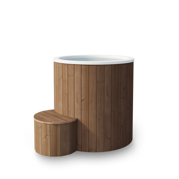 topgarden Tauchbecken/Eistonne „Cool 100“ rund aus Thermoholz, inkl. GFK-Einsatz Farbvarianten