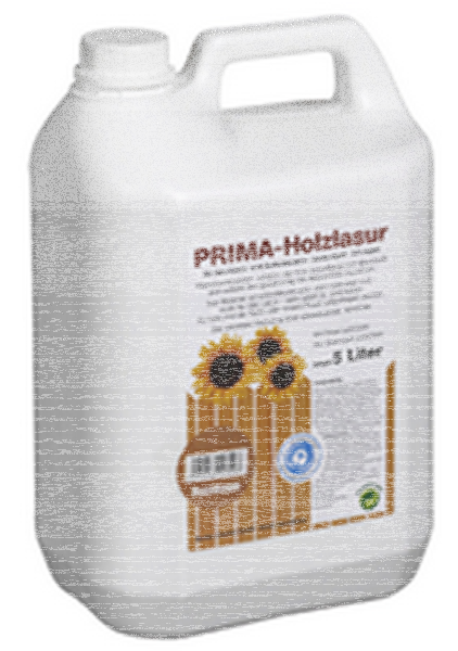 Prima-Holzlasur 5,00 Liter / leicht weißlich gekälkt / für INNEN (wasserbasierend ohne Lösungsmittel)
