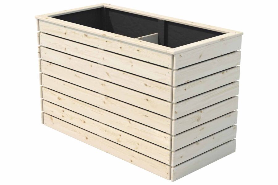 Hochbeet EcoLine Kiefer KD 123x61x77 cm (LxBxH)