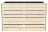 Hochbeet EcoLine Kiefer KD 123x61x77 cm (LxBxH)