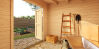 Lasita Maja Gartenhaus FYNN 1,5 - 250 x 200 cm, 28 mm + Anbau 300 cm CARBONGRAU