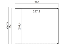 Lasita Maja Gartenhaus FYNN 2 - 250 x 250 cm, 28 mm + Anbau 300 cm natur / farbig