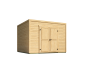 Lasita Maja Gartenhaus FYNN 3 - 300 x 300 cm, 28 mm, natur / farbig