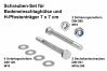 Schrauben-Set für Bodenanker 7x7 cm