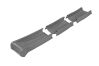 Wellenrutsche ROCLI 287 cm grau RAL 7016, Podesthöhe 150 cm
