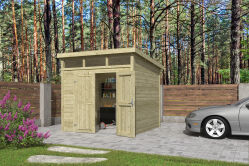 Lasita Maja Gartenhaus KIBO 3 imprägniert 250 x 250...