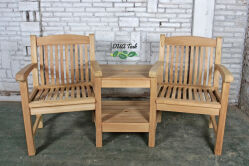 Gartenstuhl Gartenbank Teak TWIN BORNEO